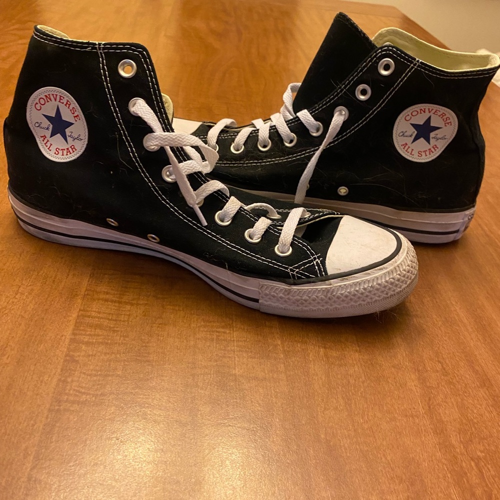 Converse Men’s Shoes black high top size 11